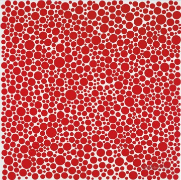 Yayoi Kusama Painting - Red Dots Yayoi Kusama Pop art minimalismo feminista